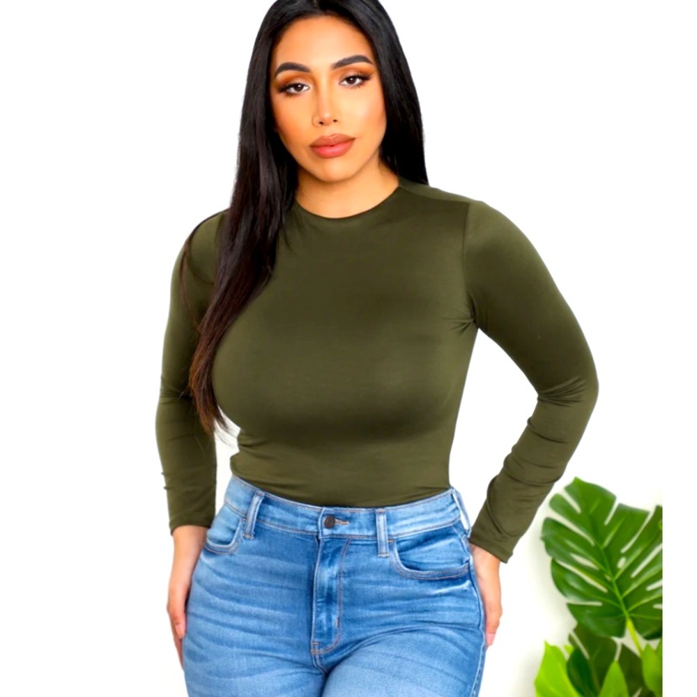 Laura’s boutique Olive bodysuit